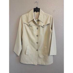 Smug Women's‎ Beige Trench Coat Rare Size 16